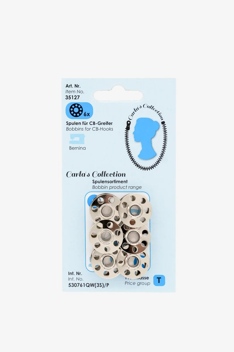 Carlas Collection Spulen für CB-Greifer von Bernina