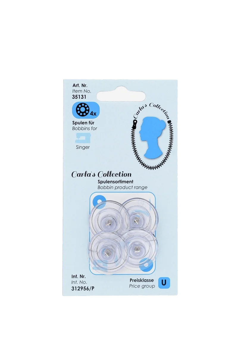 Carlas Collection Spulen für Singer mit Metallstift