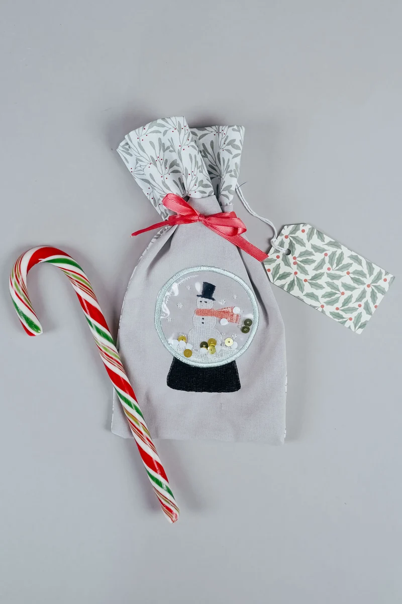 Stickdatei Schneekugel mit »Special Effect«
