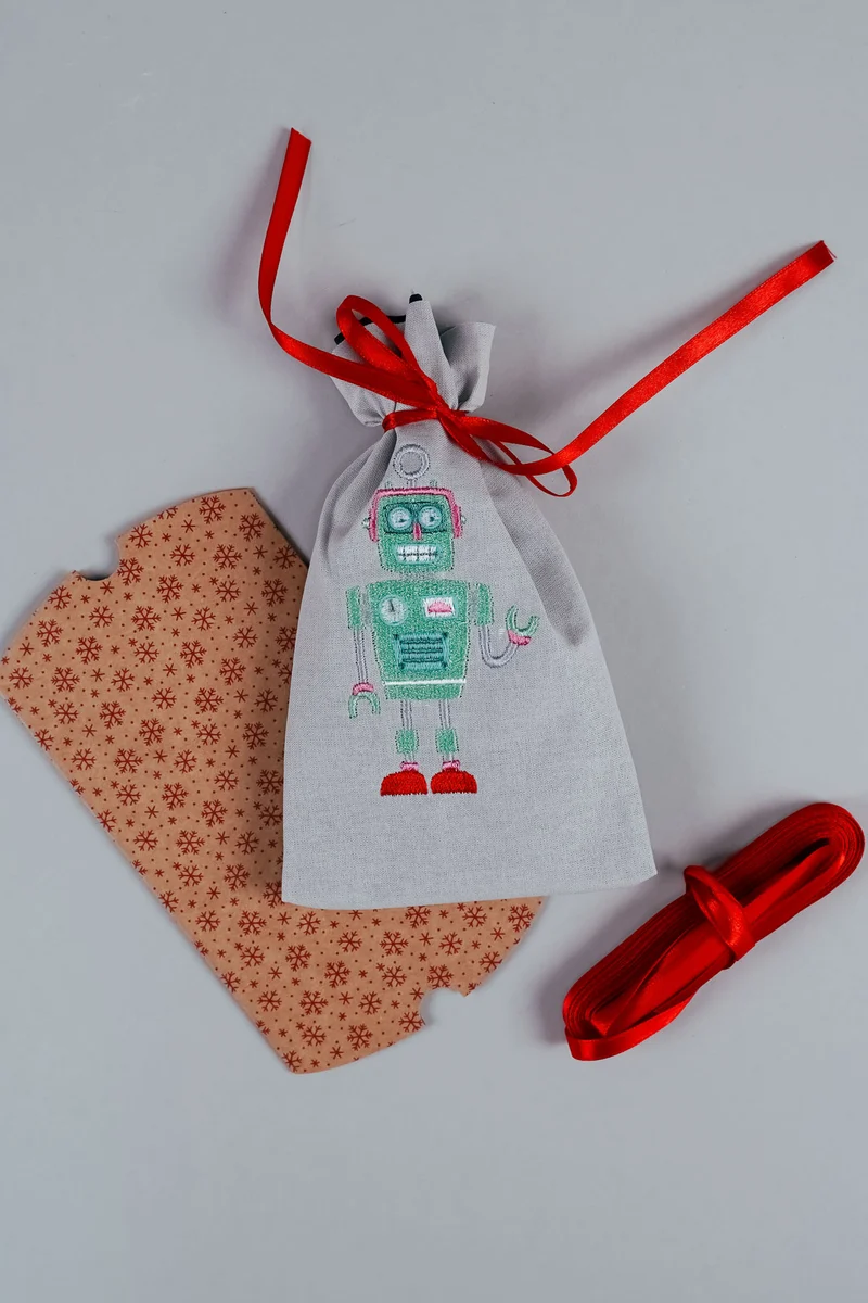 Stickdatei Roboter