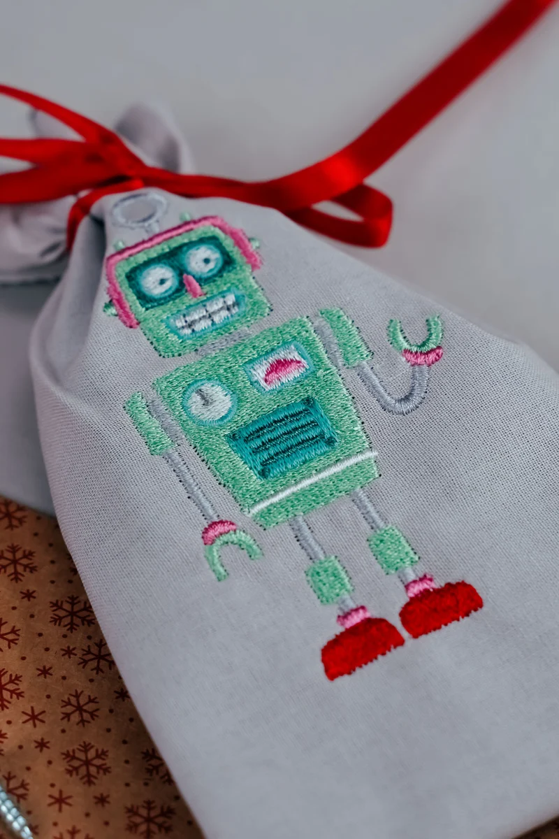 Stickdatei Roboter