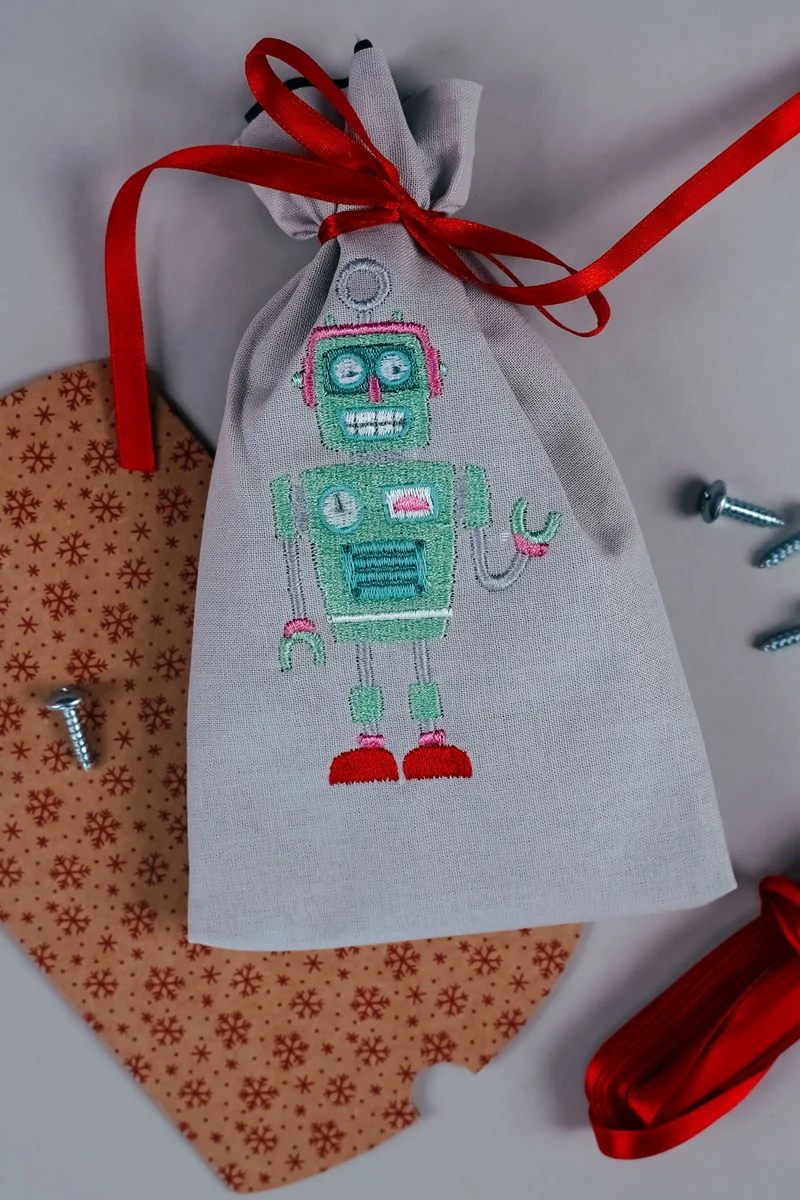 Stickdatei Roboter