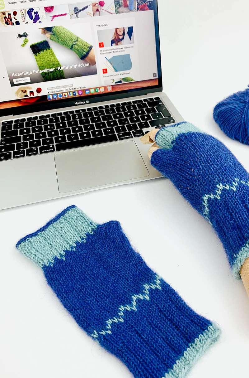Strickanleitung Pulswärmer KATHRIN (PDF)