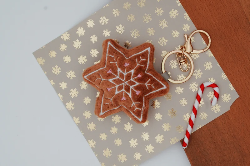 Stickdatei ITH Schneeflocke Lebkuchen