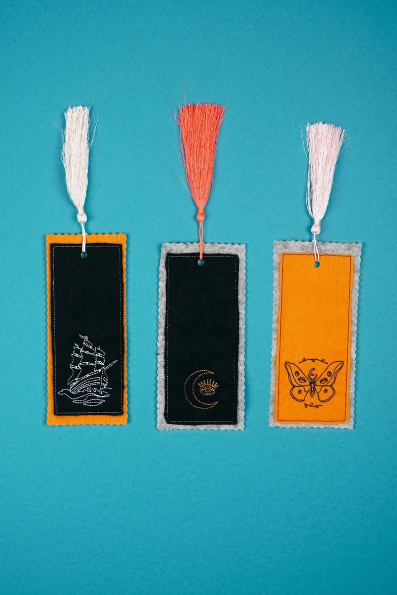 Stickdatei Lesezeichen Set