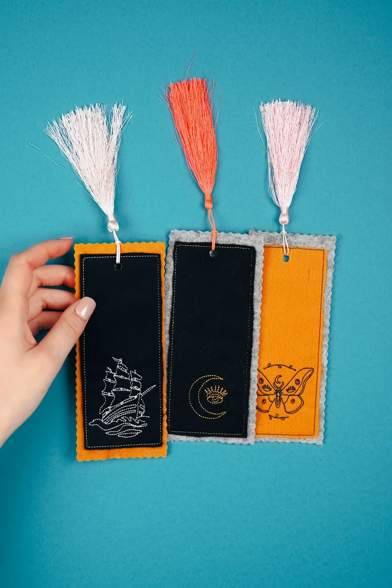 Stickdatei Lesezeichen Set