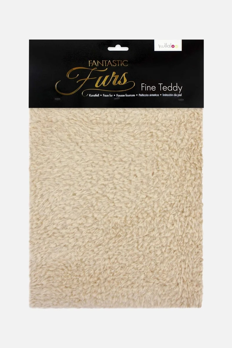Kullaloo Fine Teddy Stoff – 1 × 0,75 m