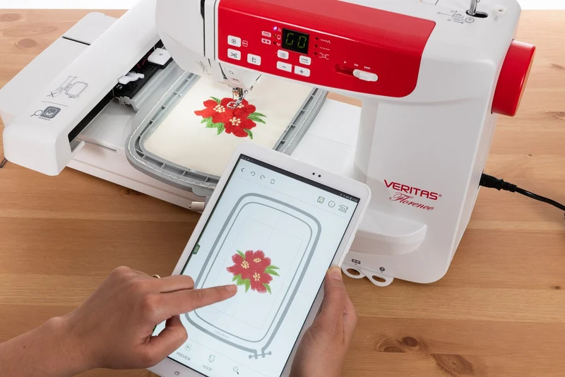 VERITAS Florence Näh- & Stickmaschine mit Stickeinheit