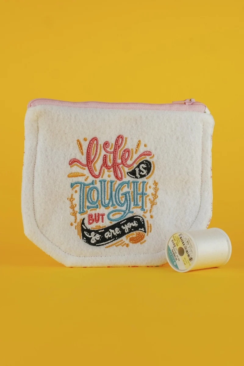 Stickdatei »Life is tough«