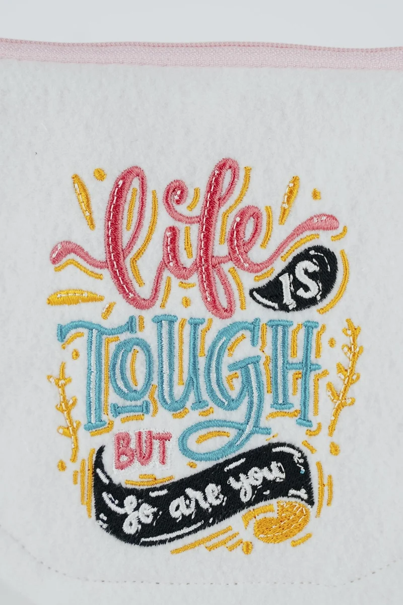 Stickdatei »Life is tough«