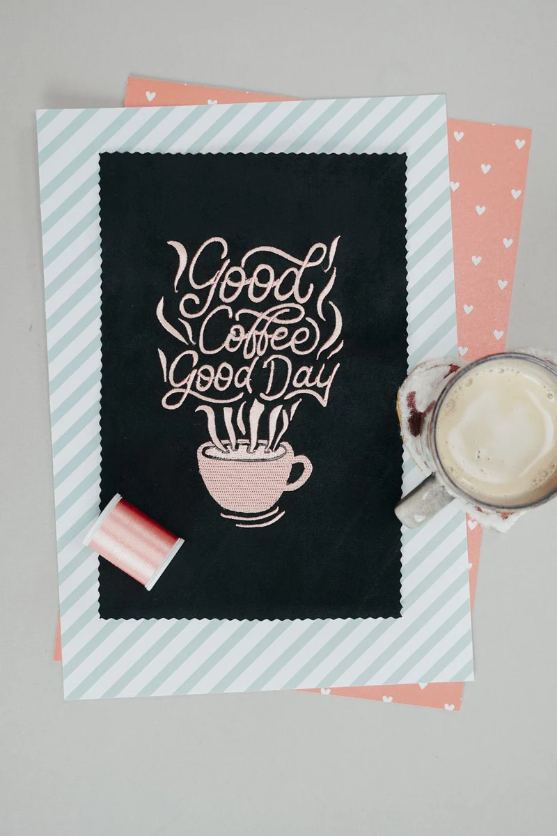 Stickdatei »Good Coffee good Day«