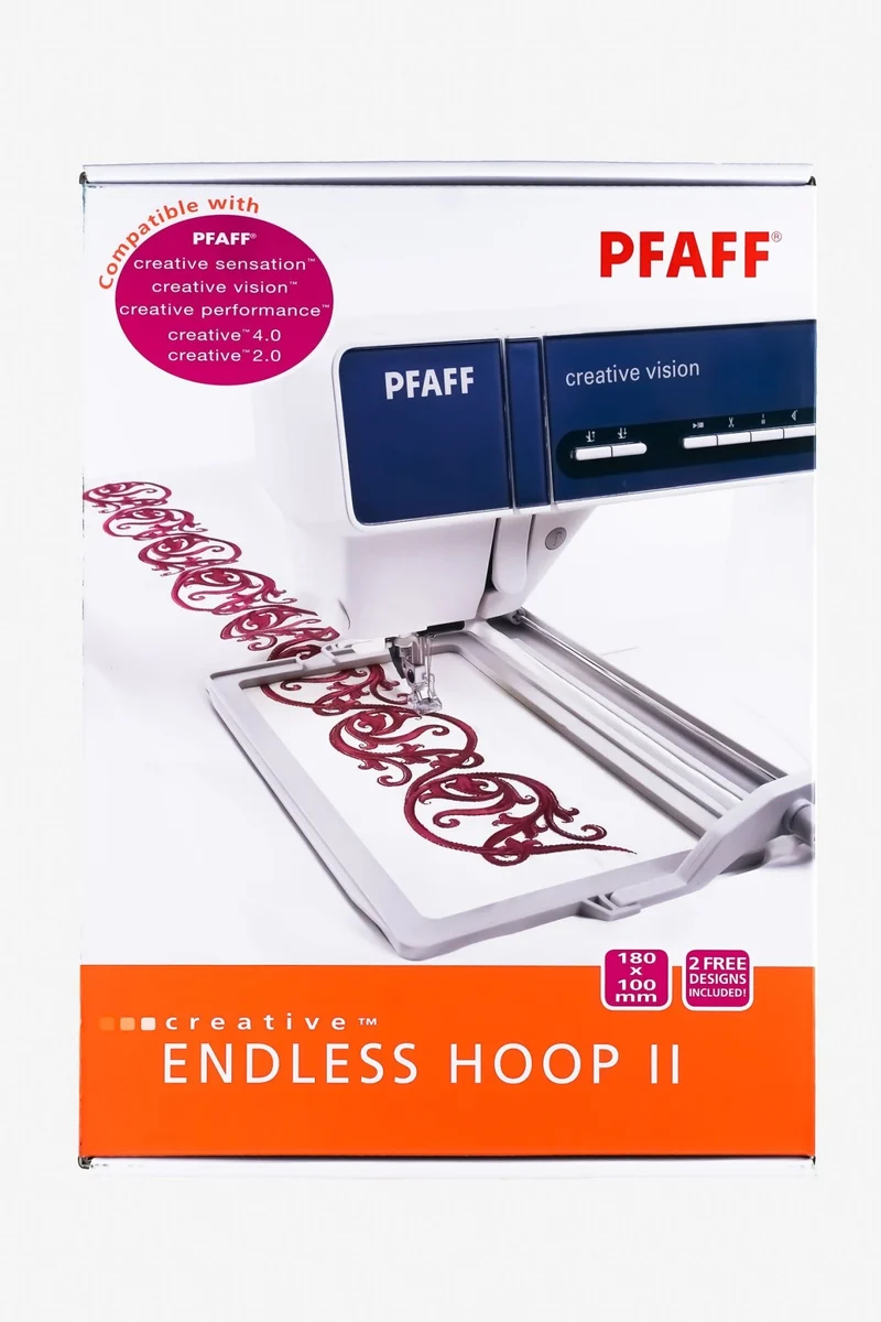 PFAFF creative ENDLESS HOOP II - Stickrahmen – 180 × 100 mm