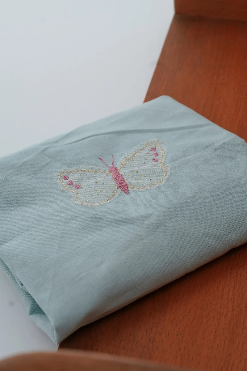 Stickdatei Applikation Schmetterling