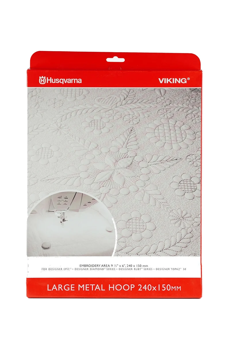 Husqvarna VIKING Großer Magnetstickrahmen – 240 × 150 mm