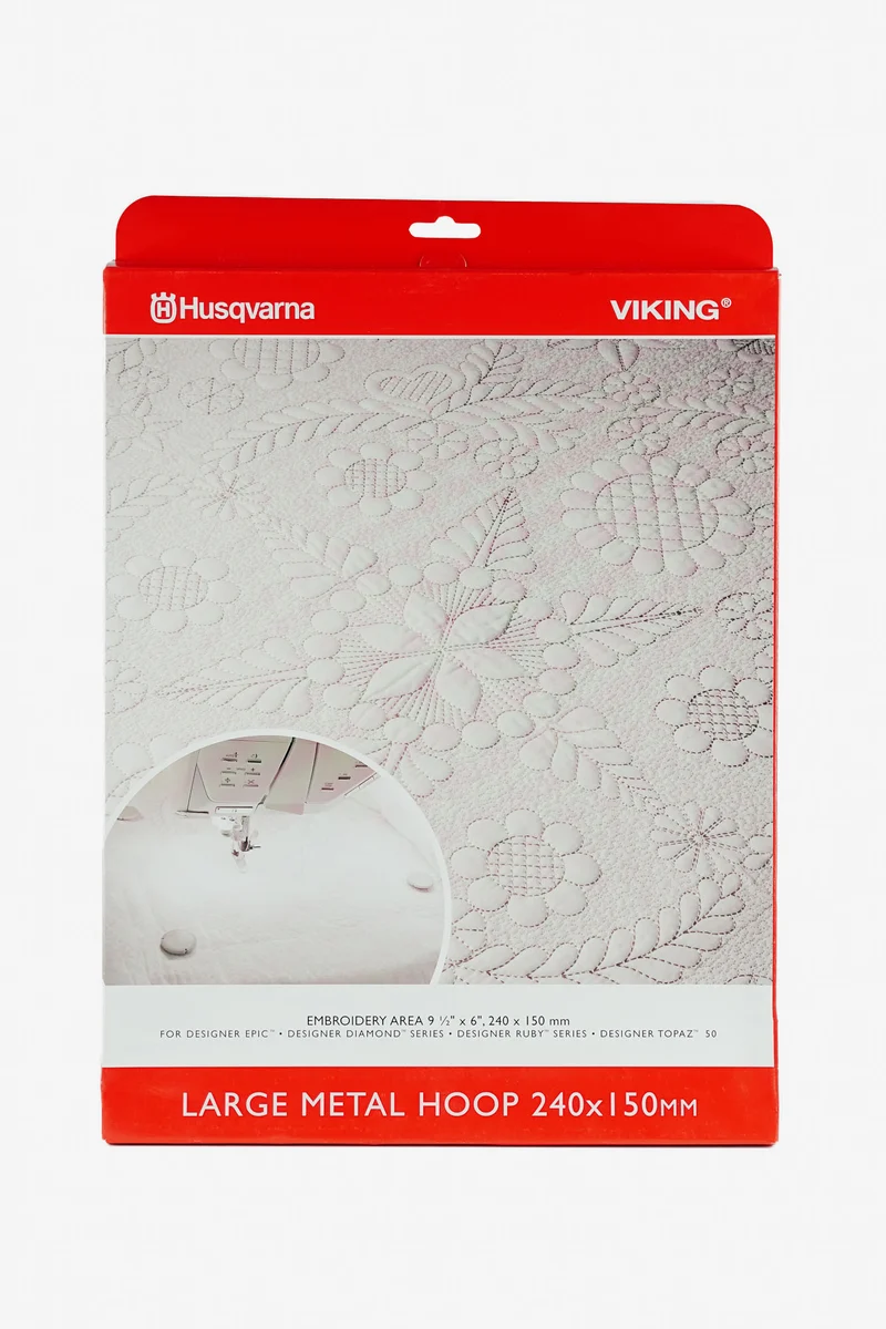 Husqvarna VIKING Großer Magnetstickrahmen – 240 × 150 mm