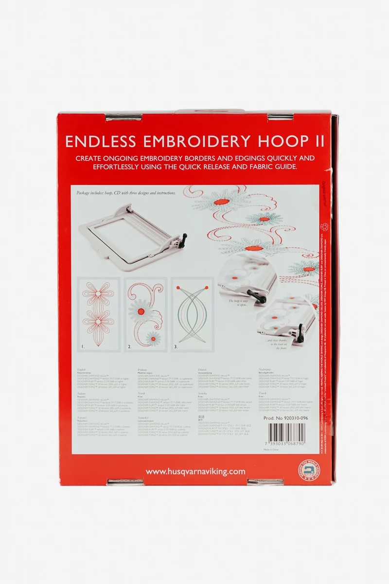 Husqvarna VIKING Endless Hoop II – 180 × 100 mm