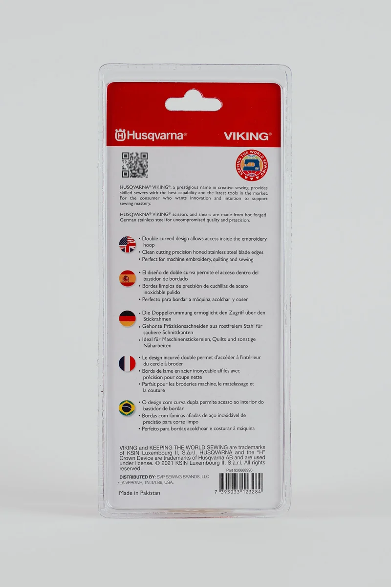 Husqvarna VIKING Stickschere 2-fach gebogen