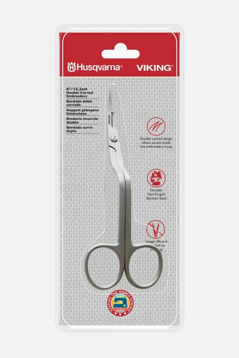 Husqvarna VIKING Stickschere 2-fach gebogen