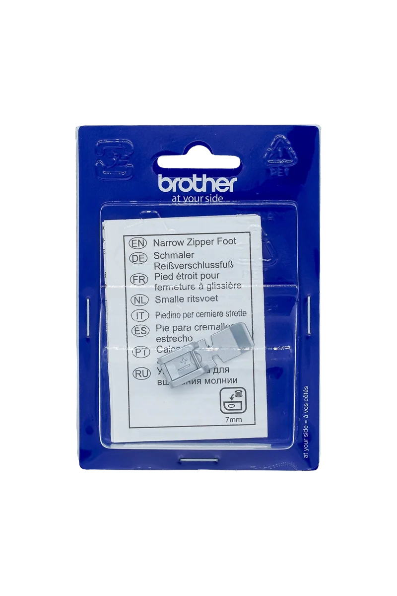 Brother schmaler Reißverschlussfuß