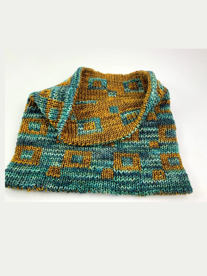 Strickanleitung Schal SQUARE DROP LOOP (PDF)