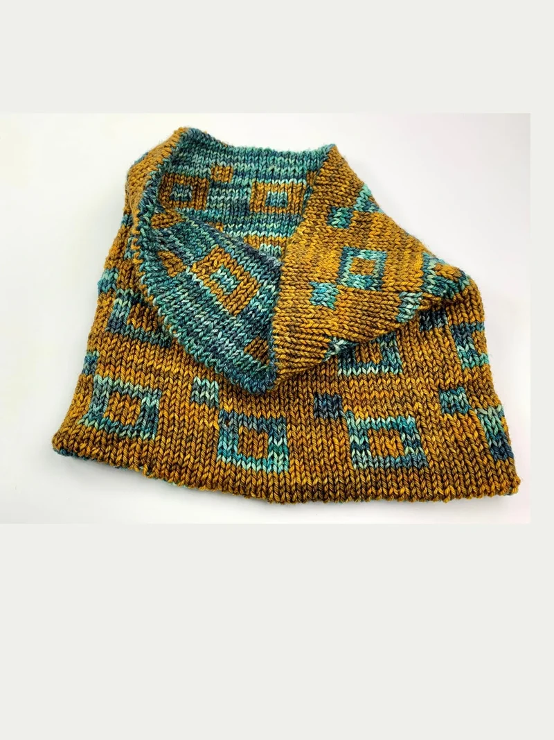 Strickanleitung Schal SQUARE DROP LOOP (PDF)