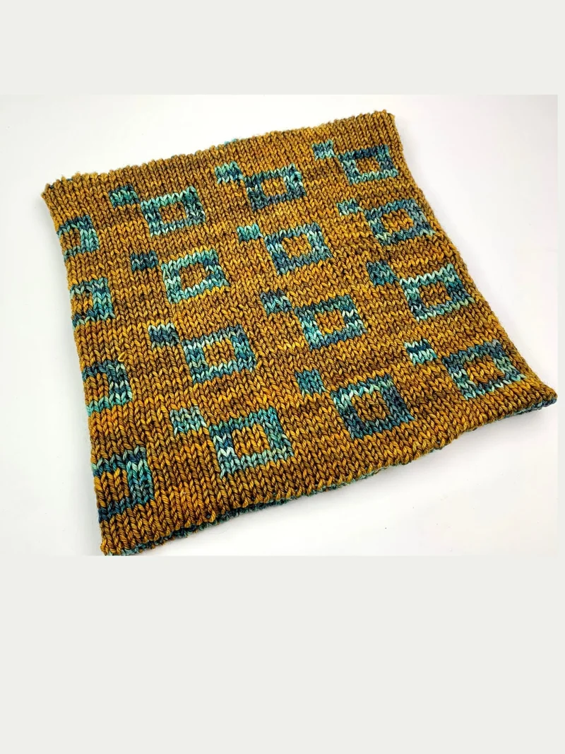 Strickanleitung Schal SQUARE DROP LOOP (PDF)