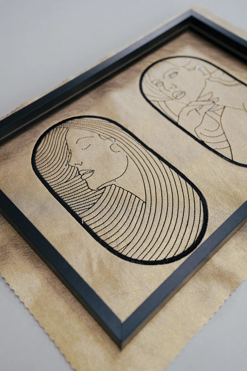 Stickdatei Art Deco Doodles