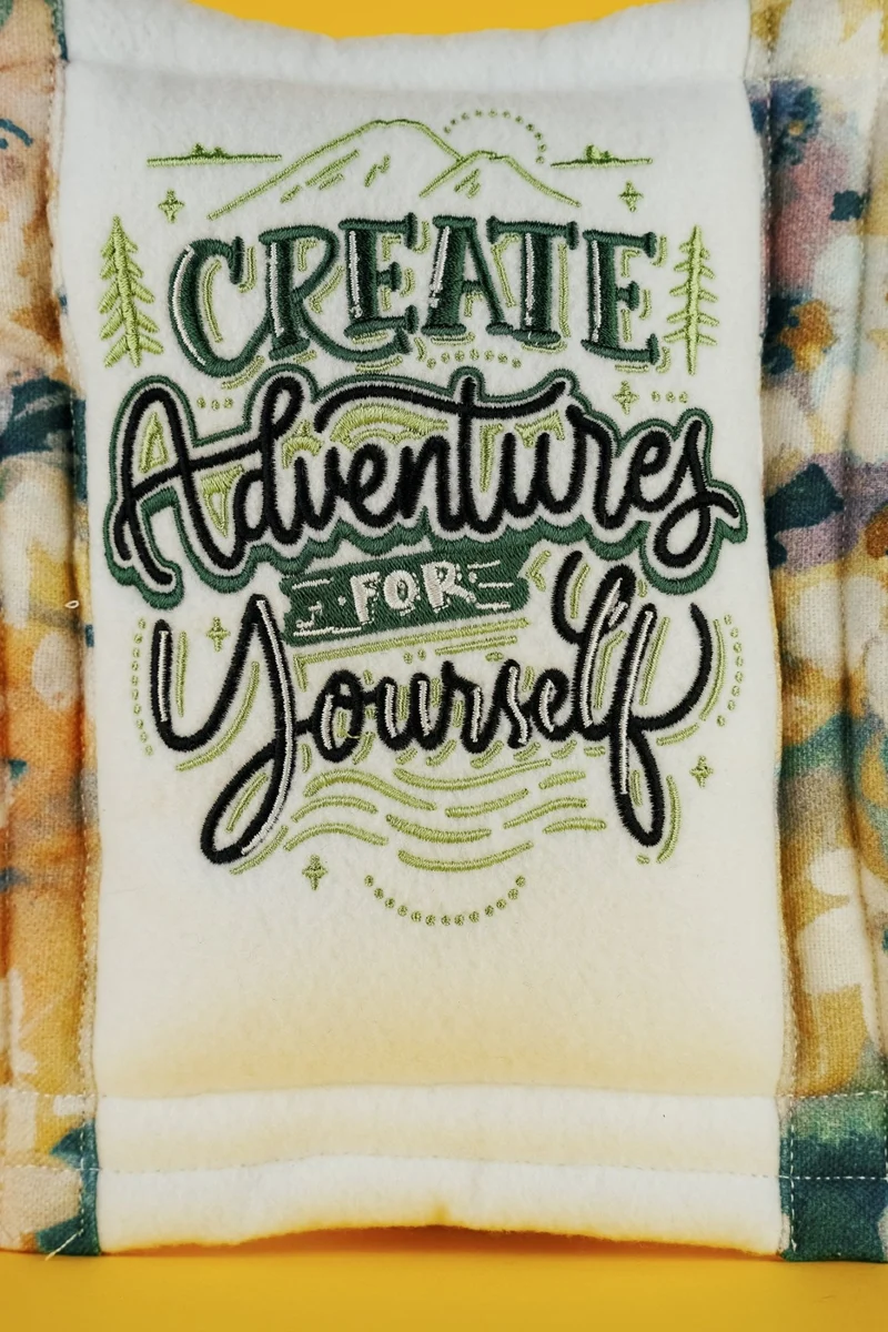 Stickdatei »Create Adventures for yourself«