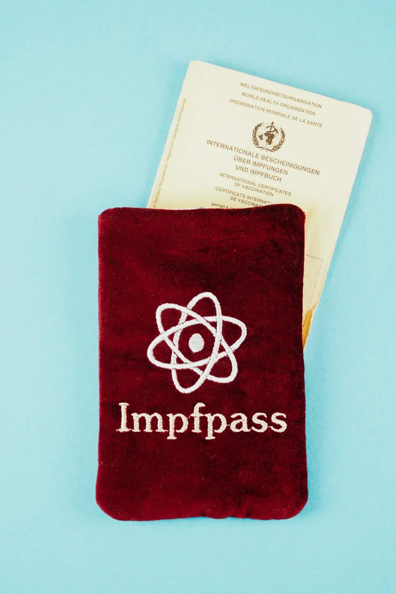 ITH Stickdatei Impfpass Hülle