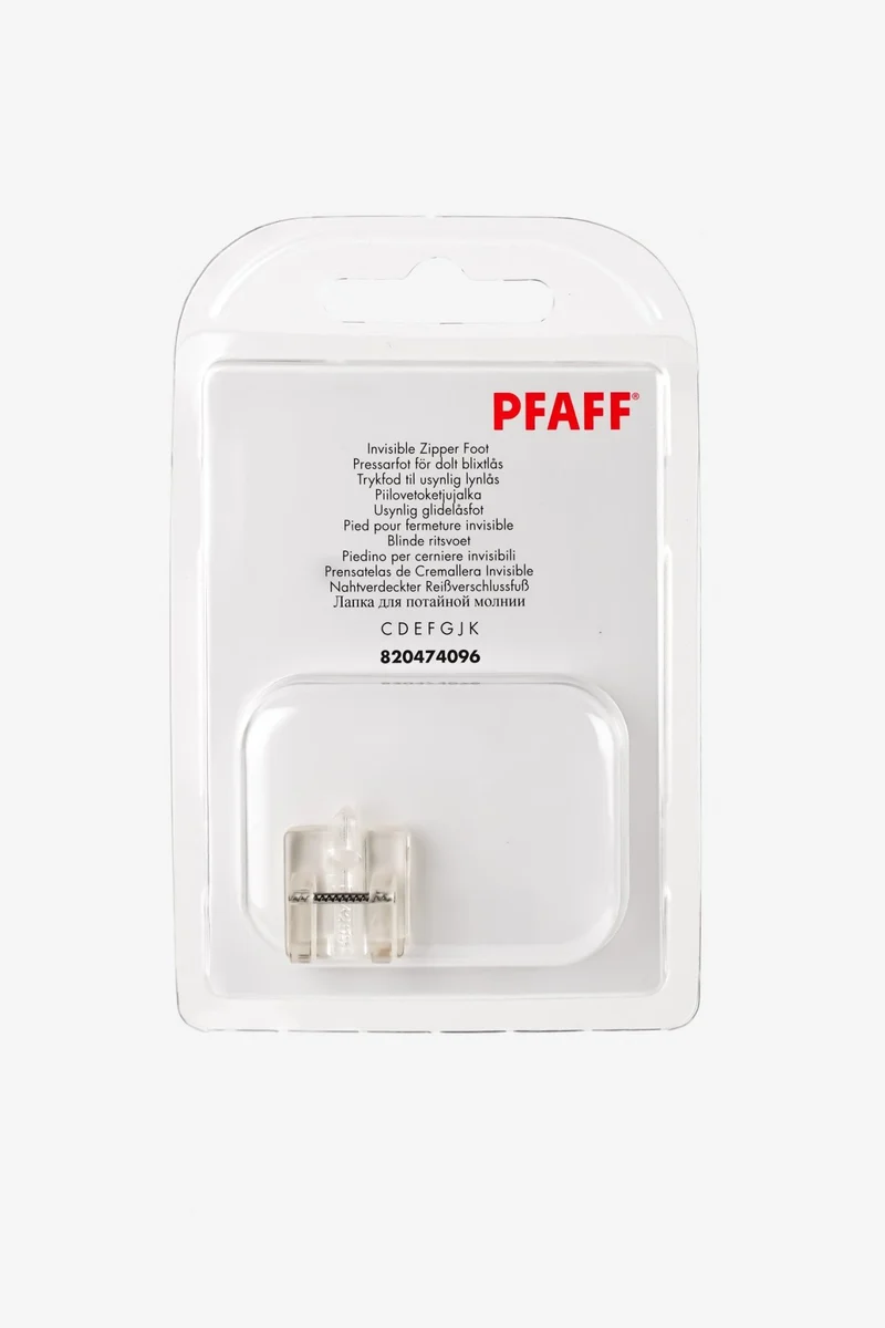 PFAFF Nahtverdeckter Reißverschlussfuß