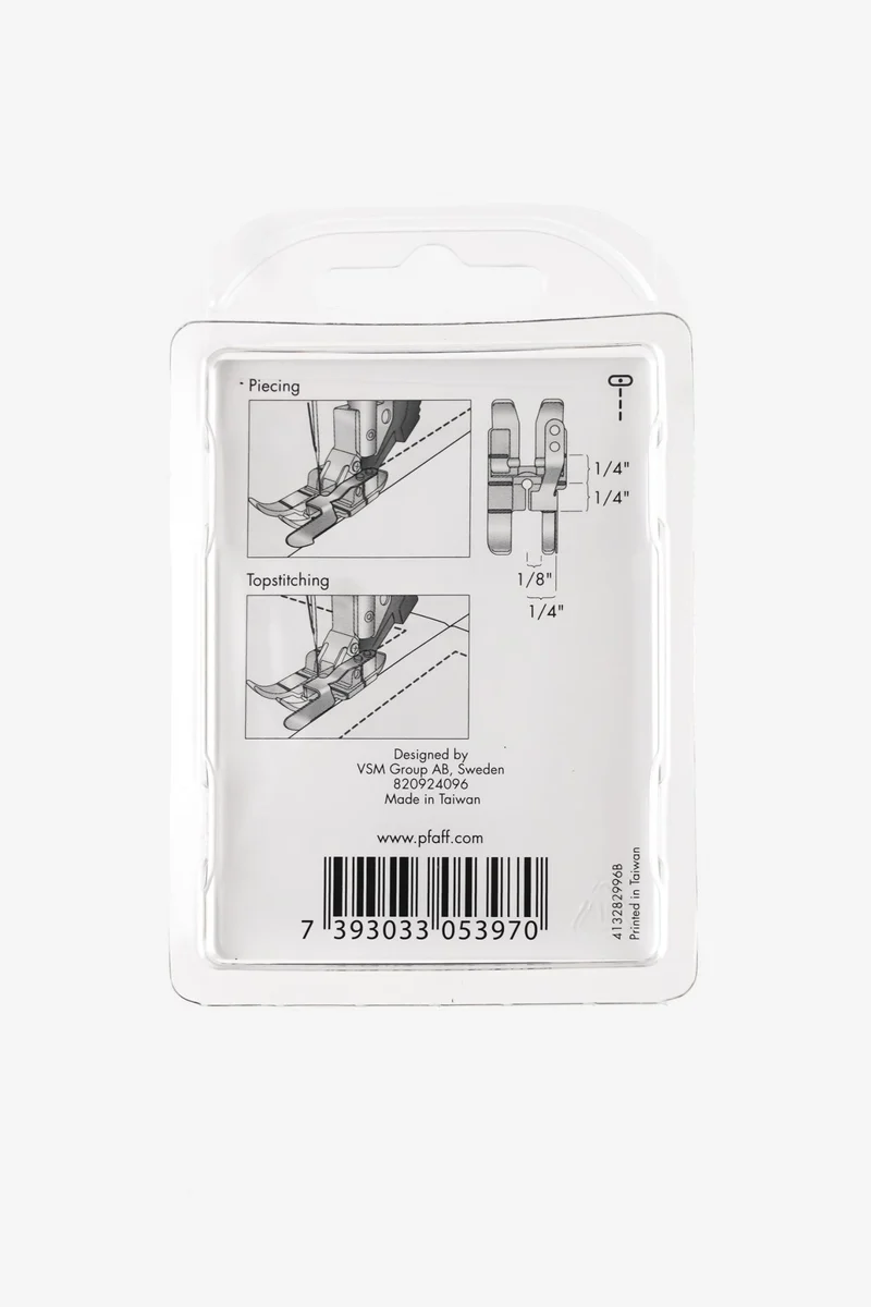 PFAFF 1/4″-Patchworkfuß mit Kantenführung für IDT™