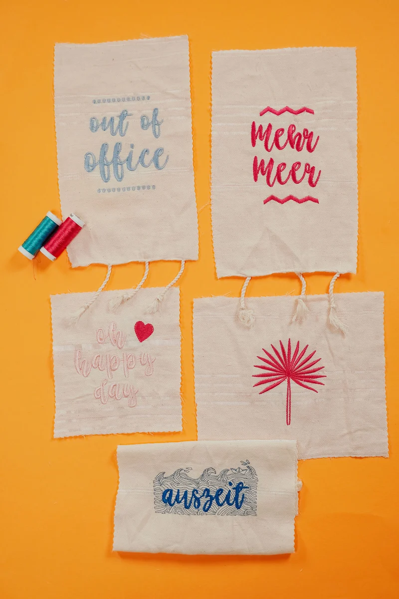 Stickdateien Meer Auszeit Set