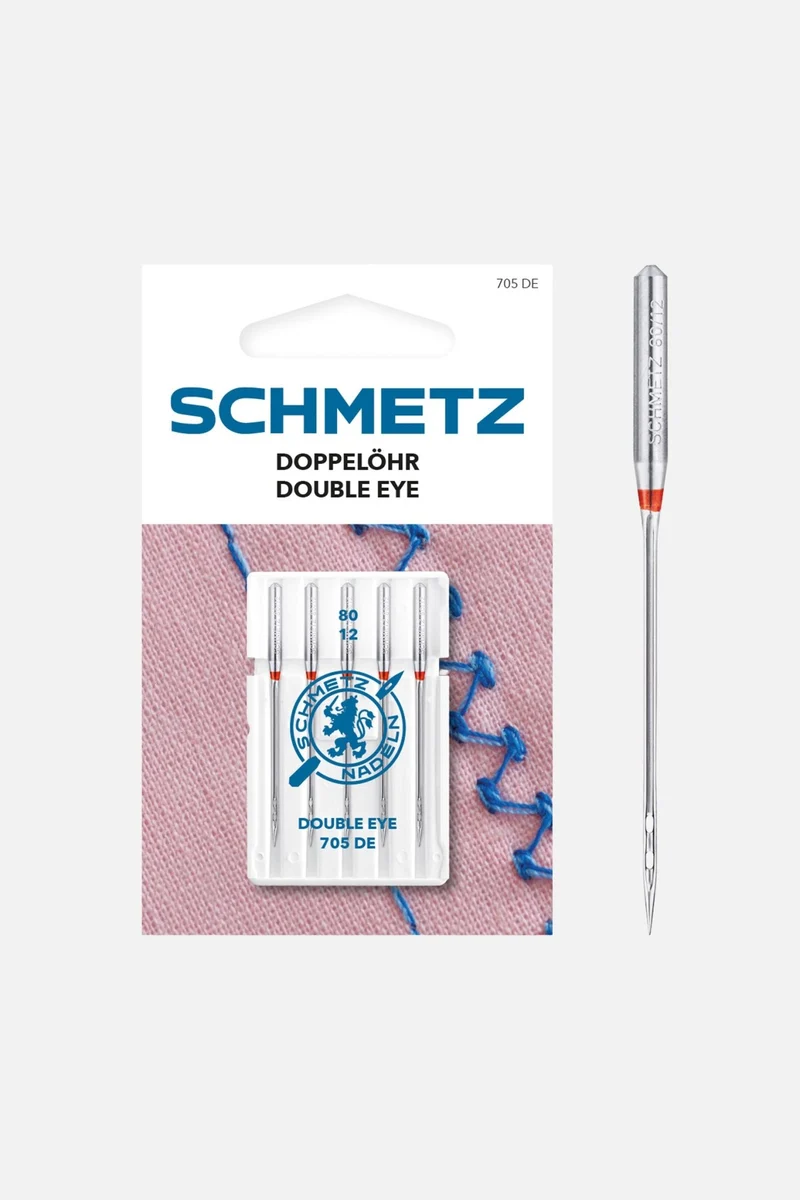 Schmetz Doppelöhr Stärke 80 / System 130/705 DE