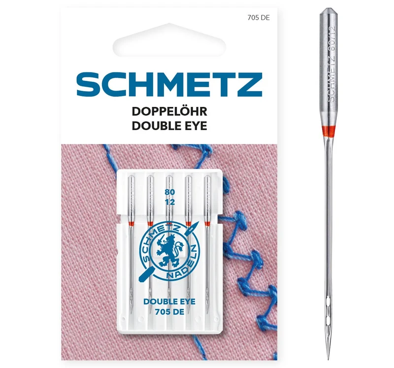 Schmetz Doppelöhr Stärke 80 / System 130/705 DE