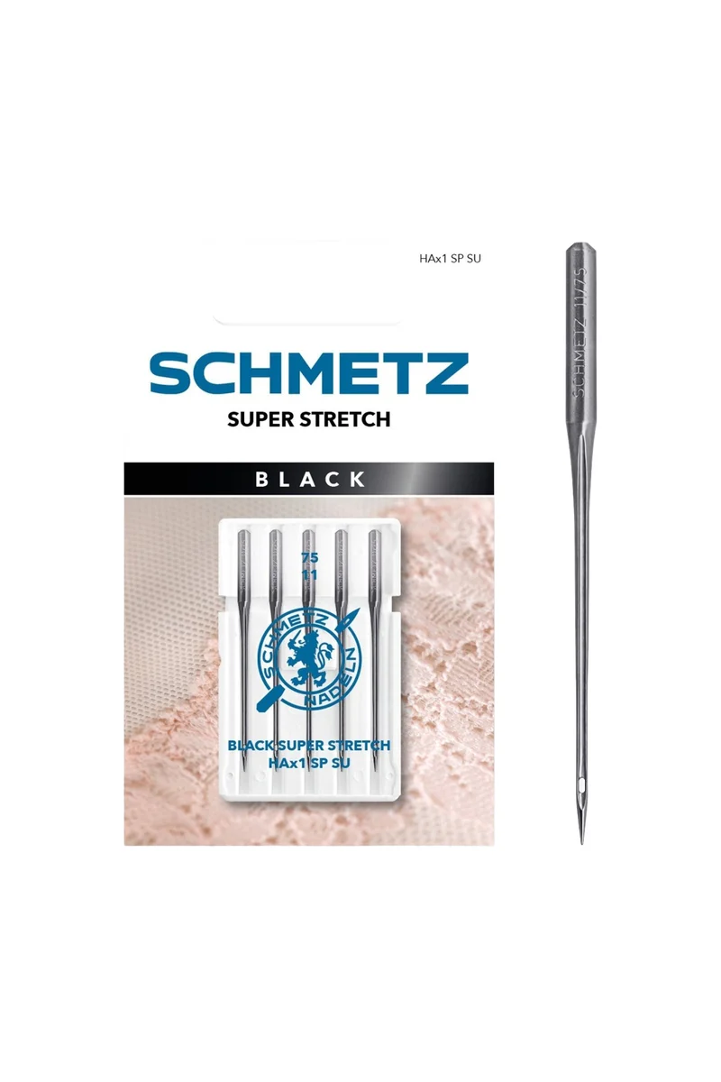 SCHMETZ Black Super Stretch-Nadel 75/11