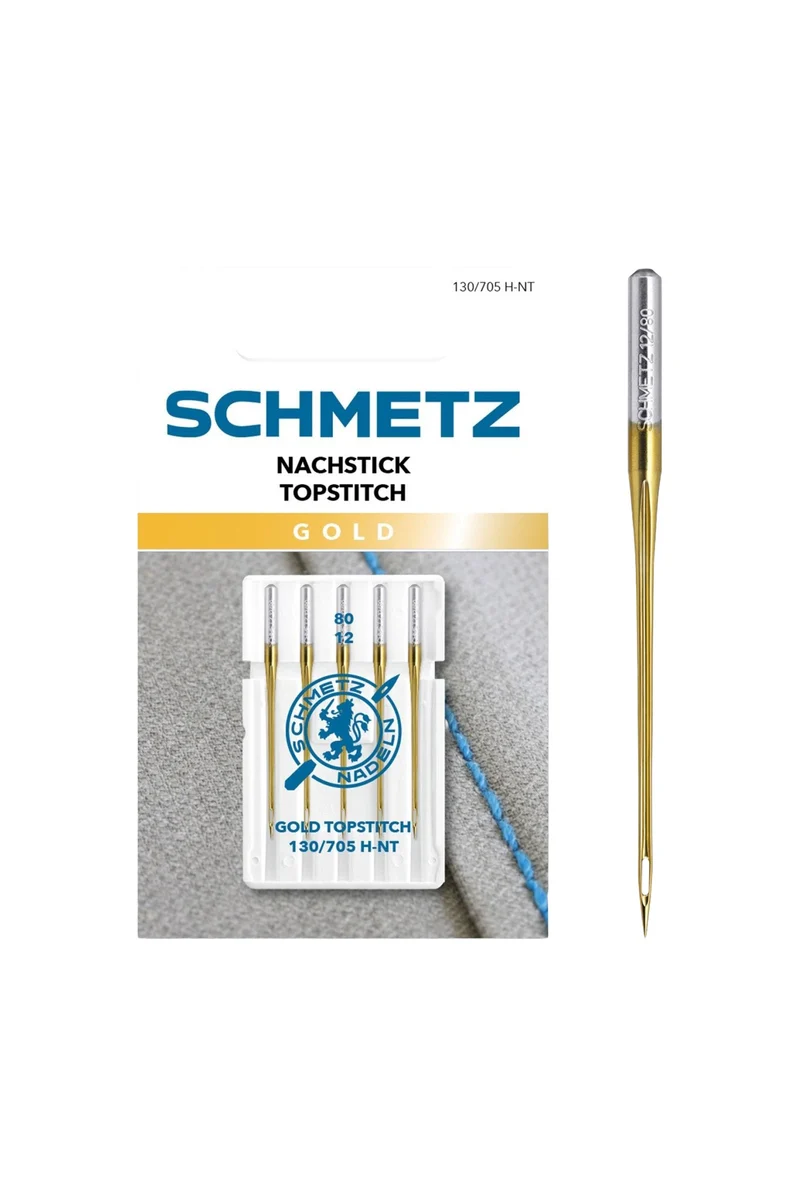 SCHMETZ Gold Nachstick-Nadel 80/12
