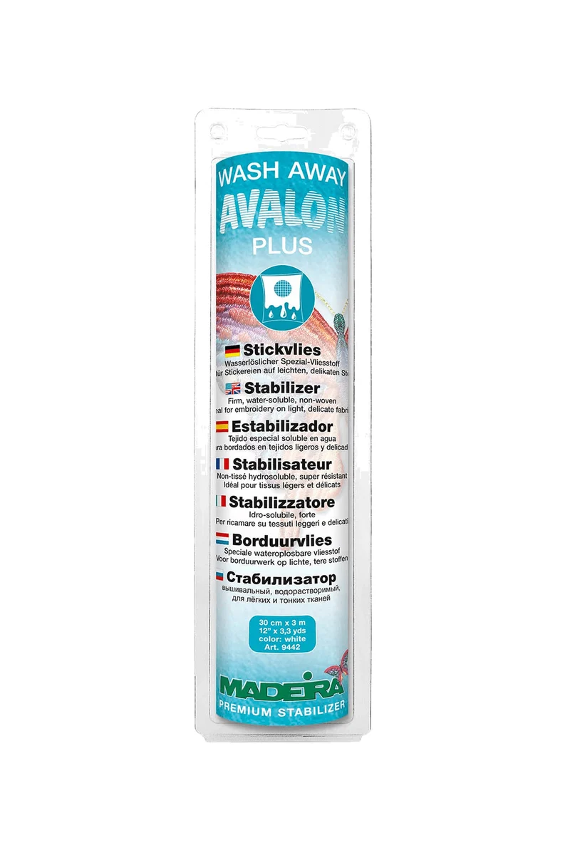 Madeira Avalon Plus Wash‑Away – 0,3 × 3 m