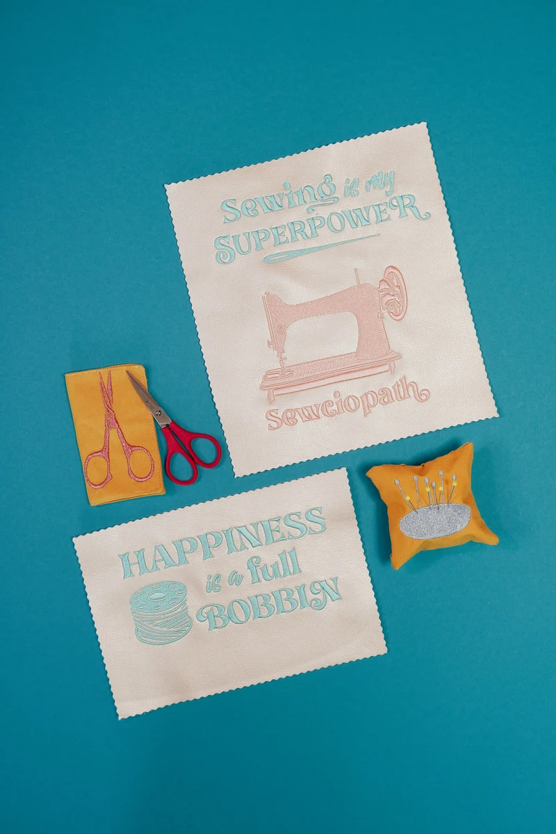 Stickdatei 5x Sewing Superpower Motive