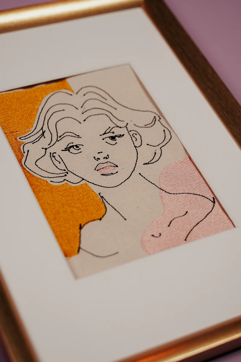 Stickdatei Kunst mit der Stickmaschine