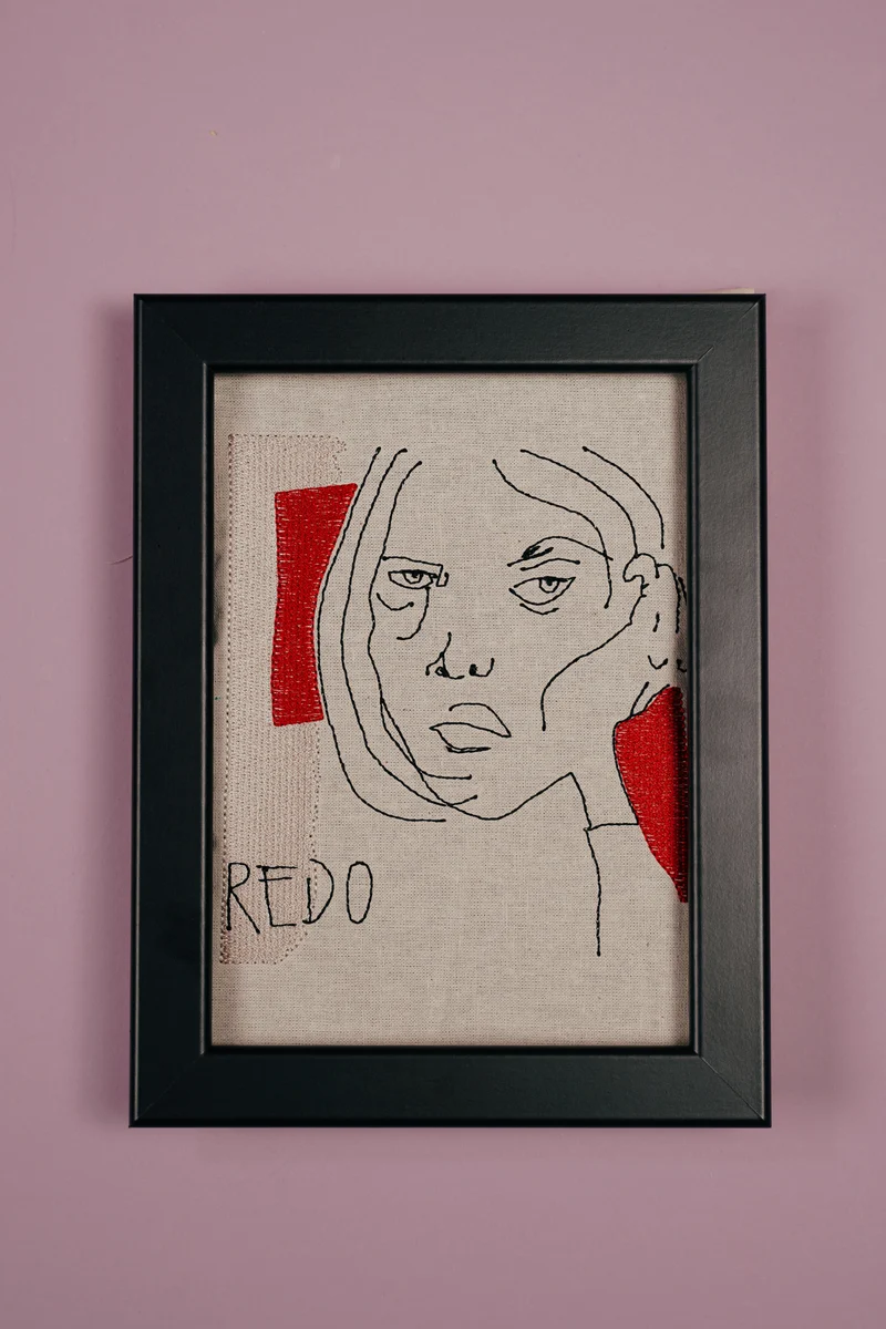 Stickdatei Kunst mit der Stickmaschine