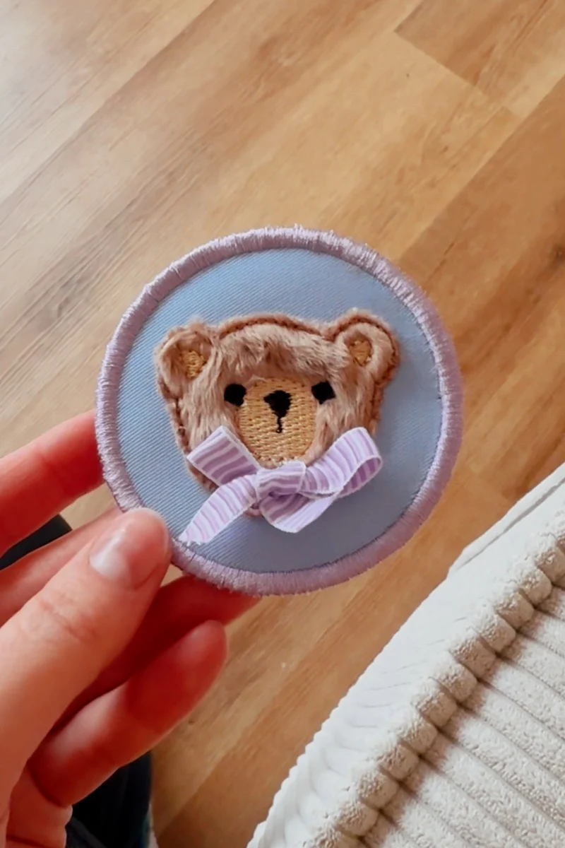 Klätsches Klett-Rückseiten 7,5 cm für Patches