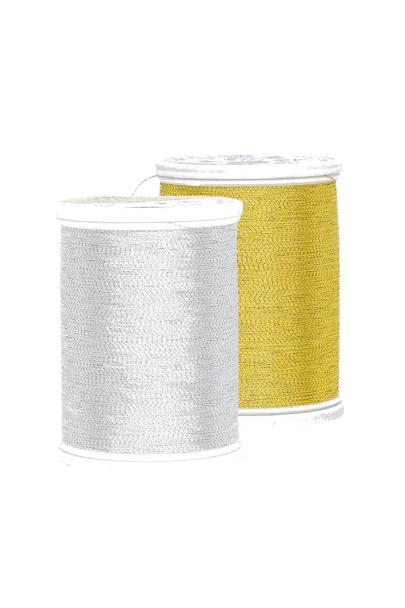 SULKY Metallic Stickgarn Gold/Silber – 915 m