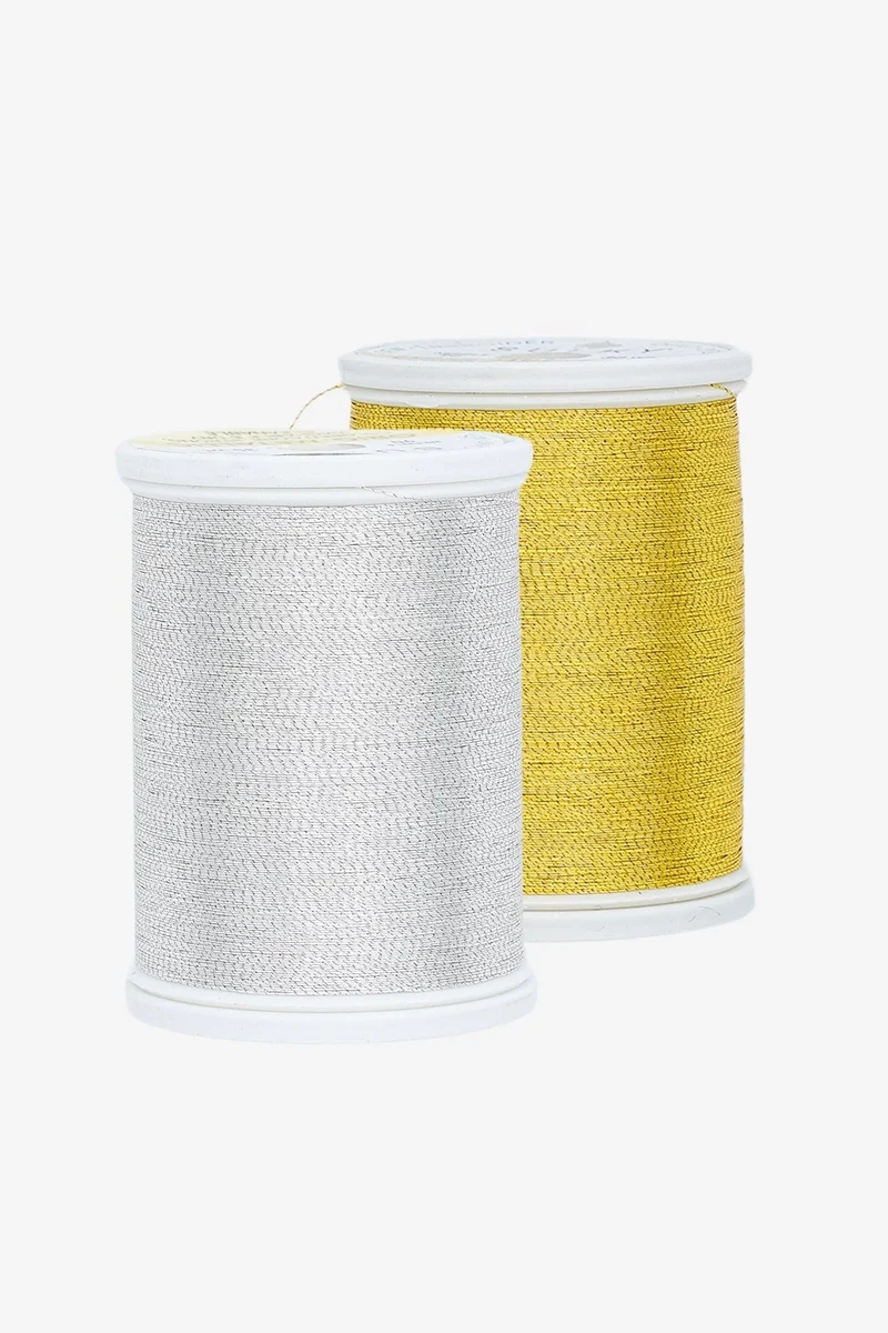SULKY Metallic Stickgarn Gold/Silber – 915 m