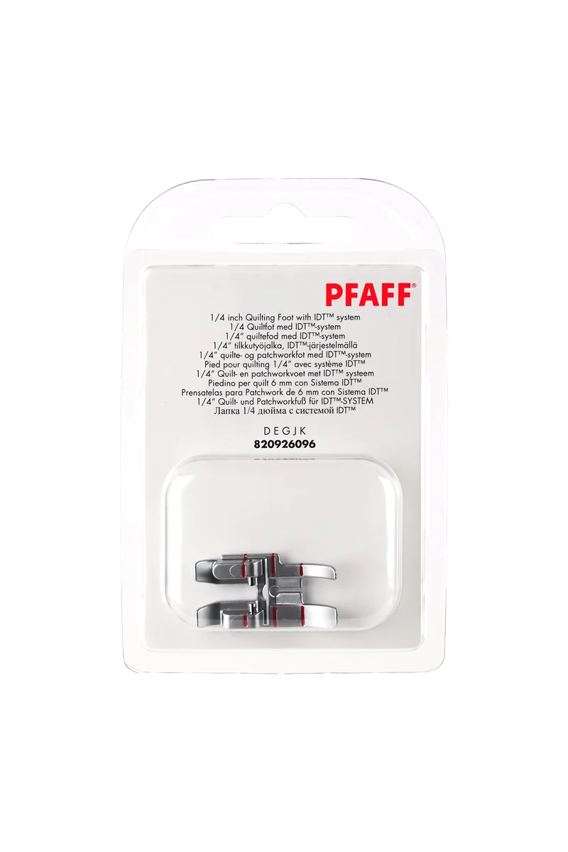 PFAFF 1/4" Quilt- und Patchworkfuß für IDT-System