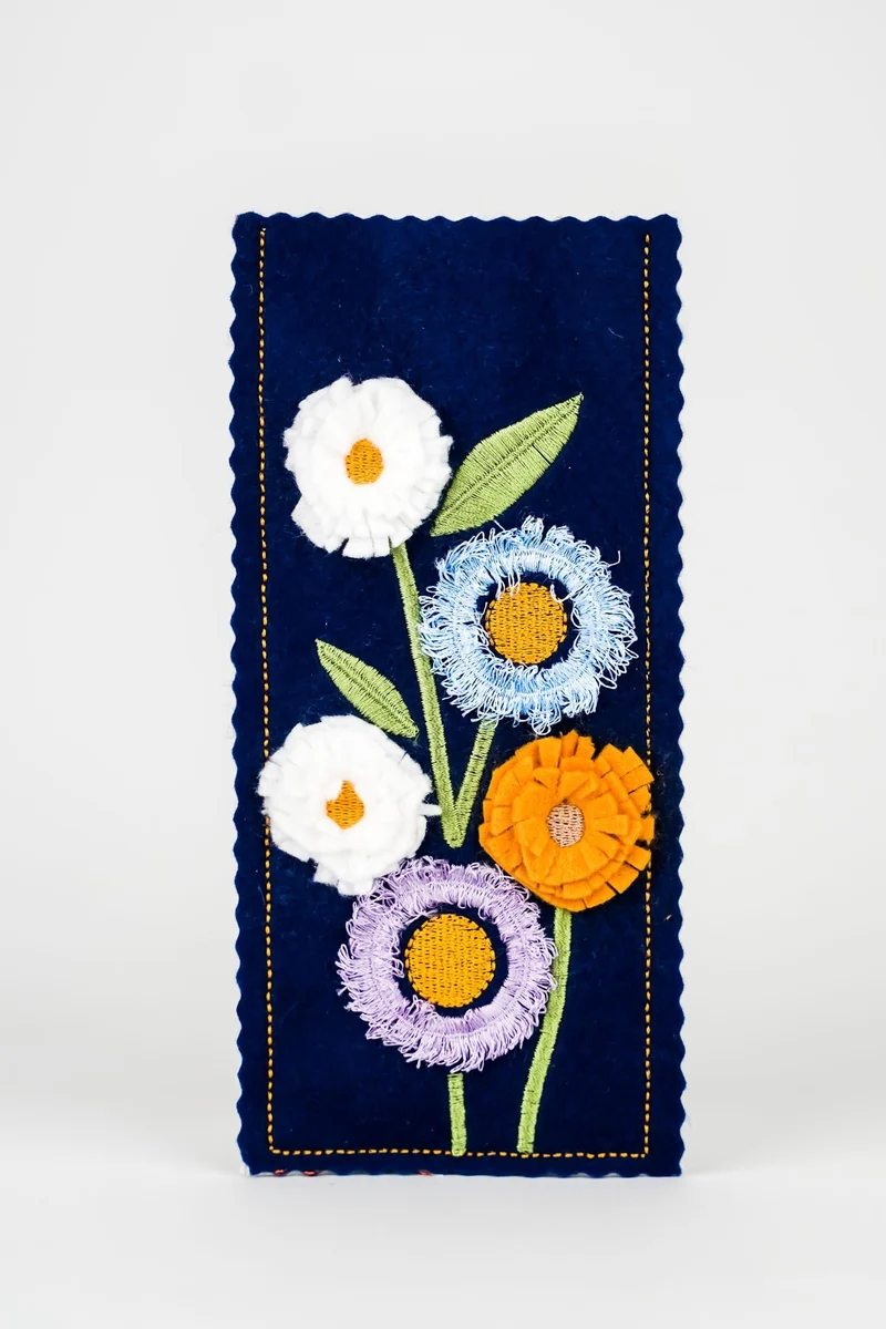 ITH Stickdatei - Etui für Blumenschere (3 Varianten inkl.)