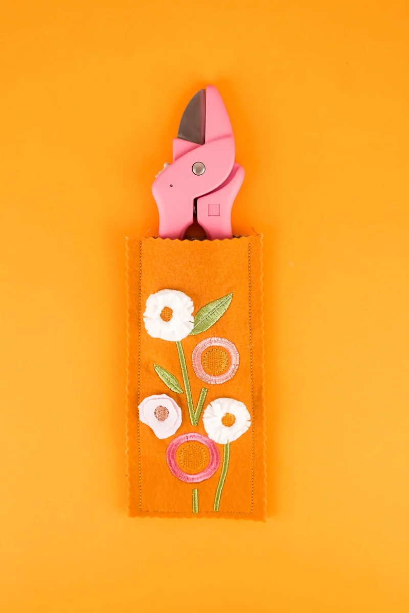 ITH Stickdatei - Etui für Blumenschere (3 Varianten inkl.)