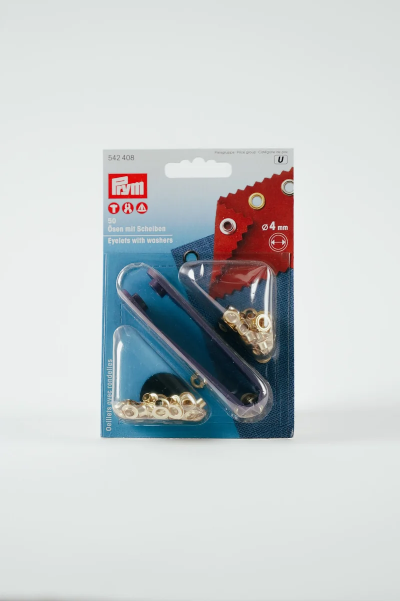 PRYM Ösen und Plättchen – 4 mm
