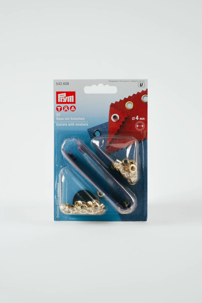 PRYM Ösen und Plättchen – 4 mm