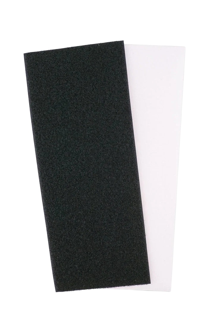 Klettzuschnitt Flauschseite – 25 × 10 cm