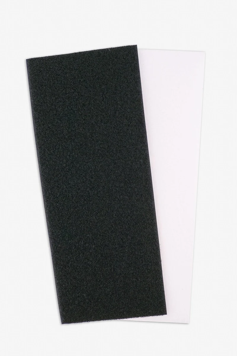Klettzuschnitt Flauschseite – 25 × 10 cm